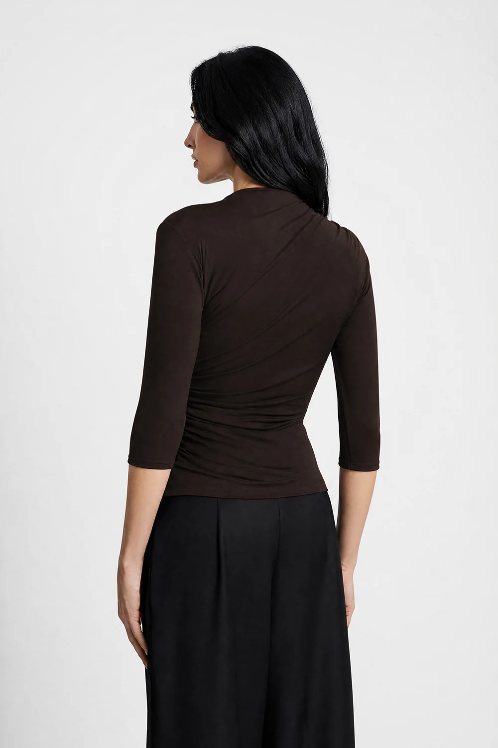 Longsleeve 3/4 Miss Sculptural Dark Chocolate - Image 7