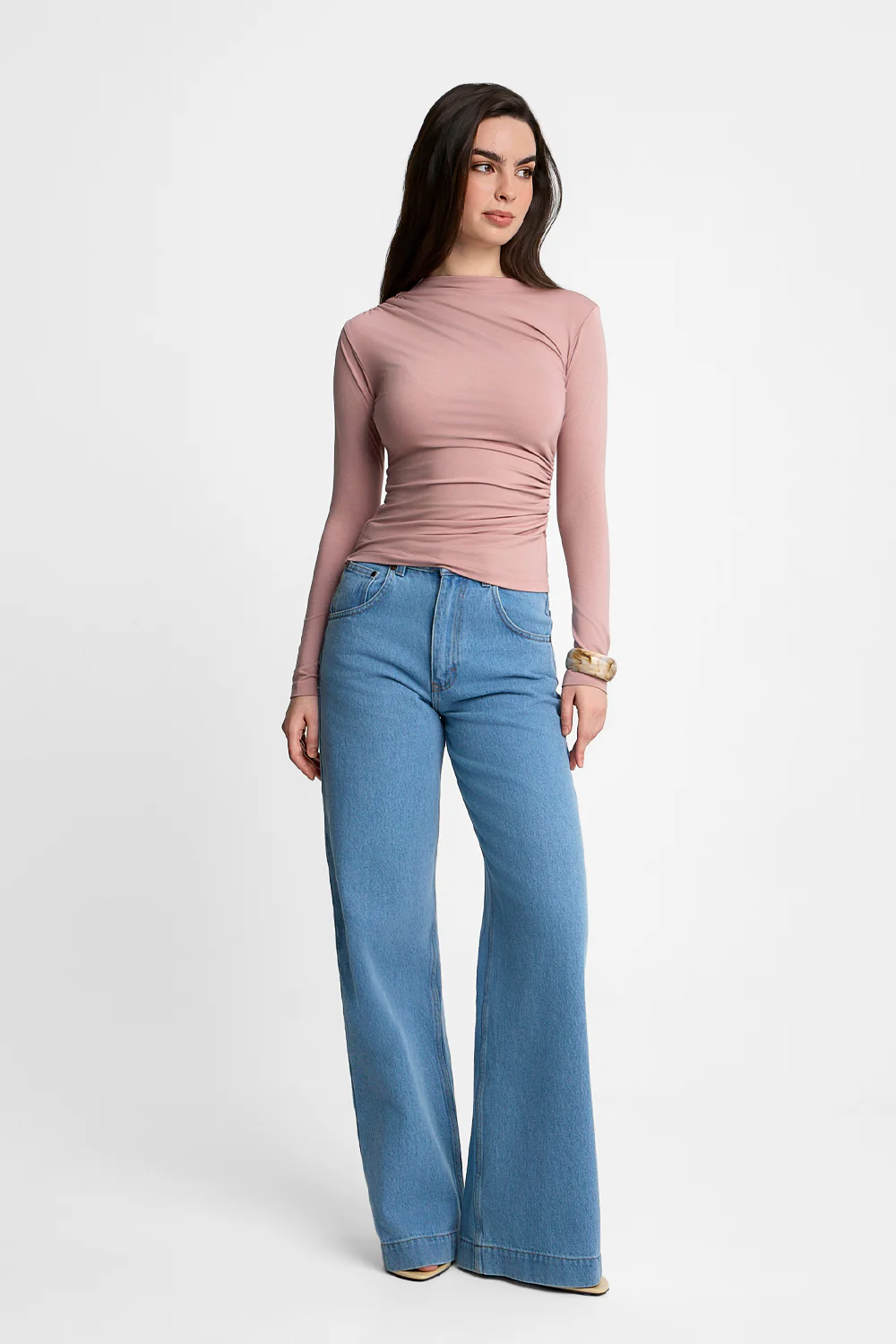 Longsleeve Miss Sculptural Dusty Pink