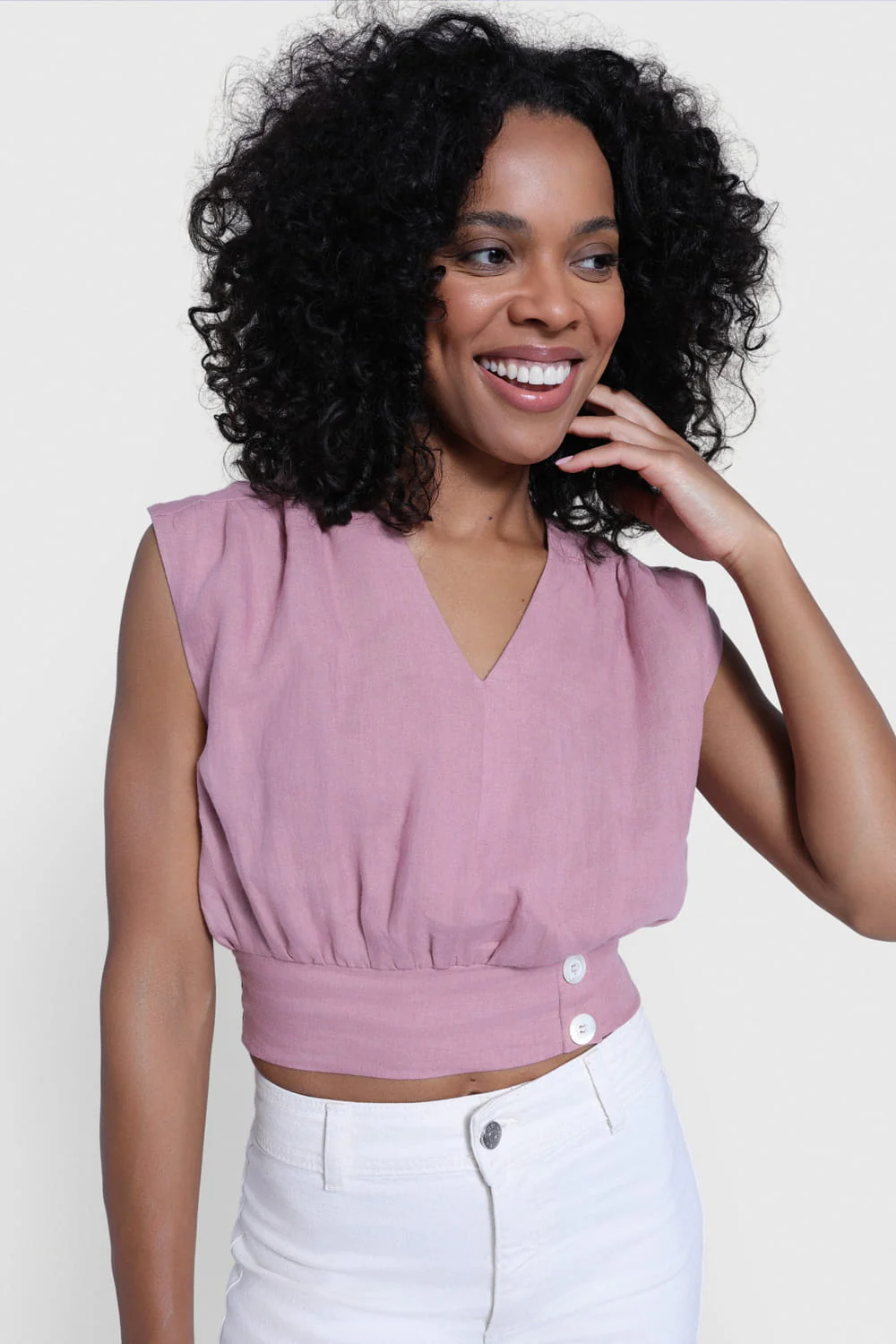 Top Miss Coastal Raspberry Pink - Image 3