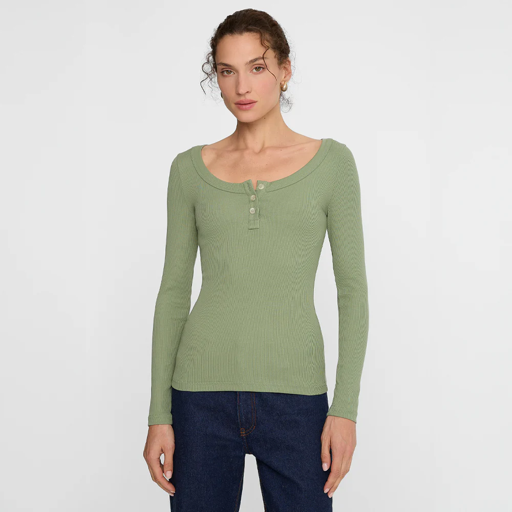 Longsleeve Miss Henley Green - Image 8